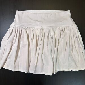 Offline by Arrie White Pleated Tennis Skort